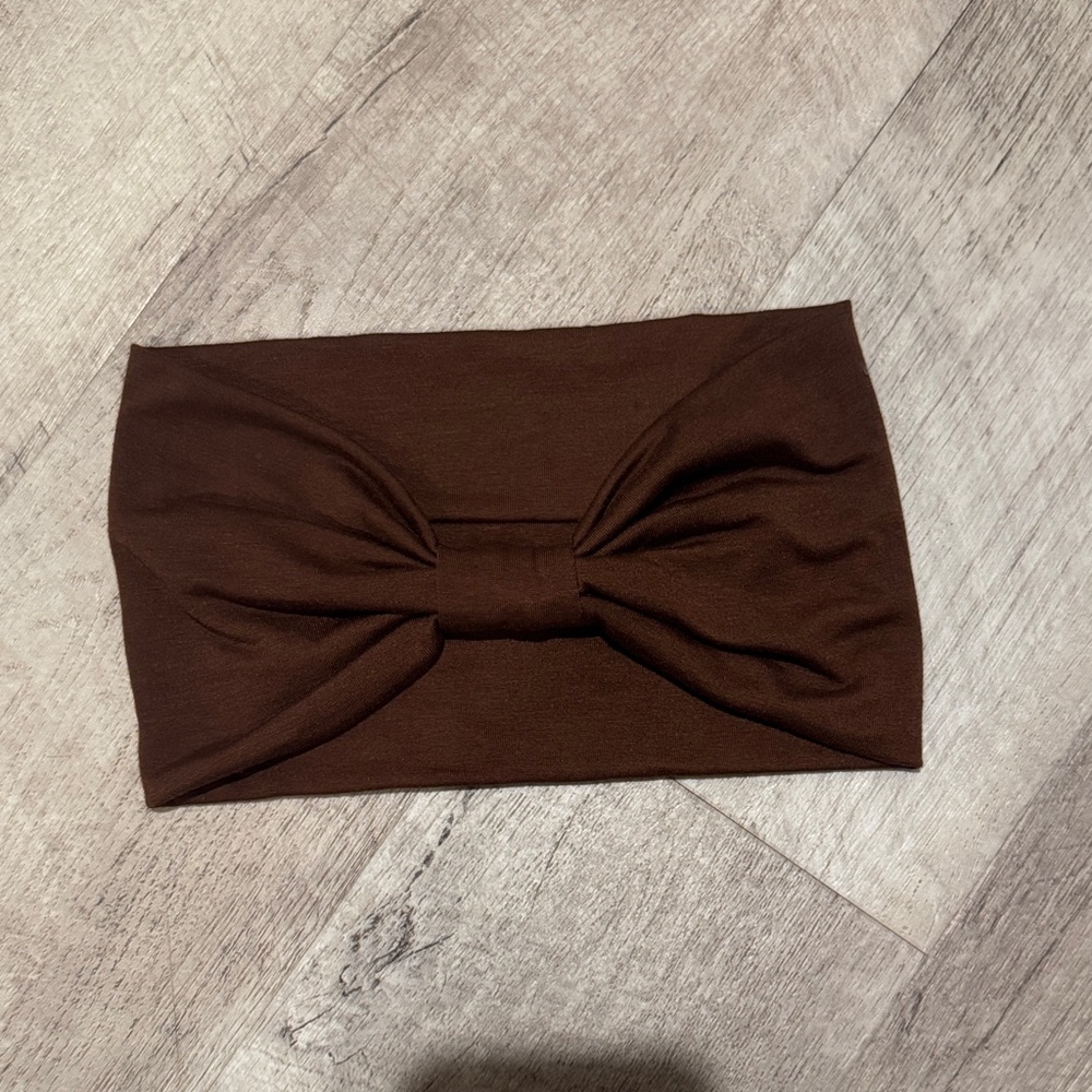 Brown Bow Headband